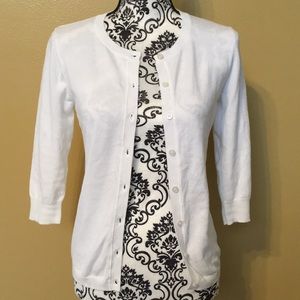 BP Pure White Cardigan/Sweater